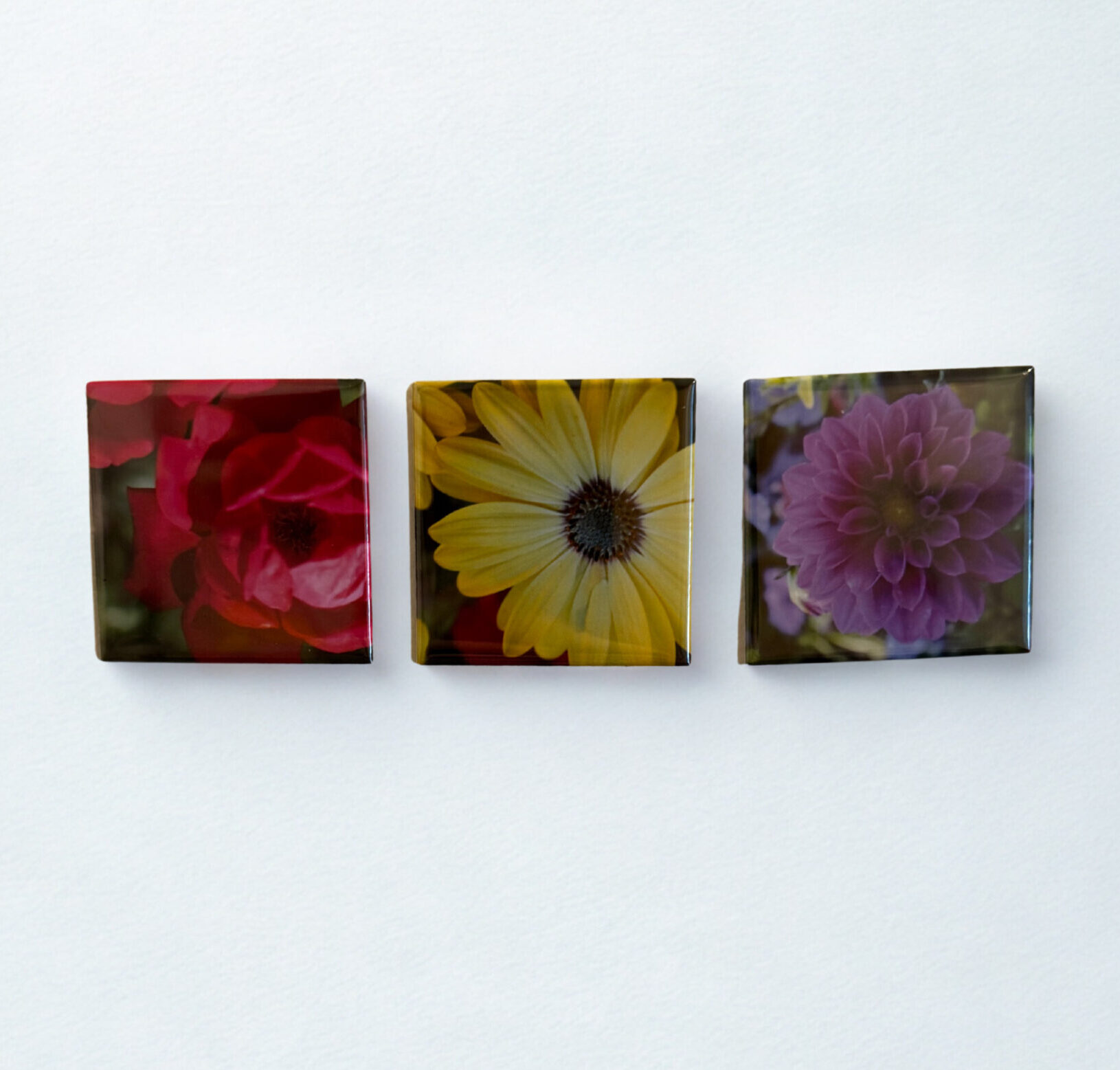 3 Custom 2x2-Inch Magnets Package